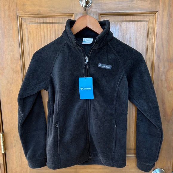Columbia Fleece Jacket- Girls' Benton Springs™ Fleece Jacket | 010 | M - Picture 2 of 8